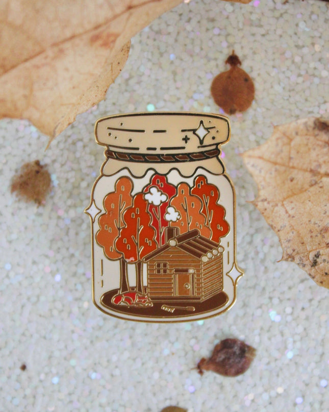 Jar of Autumn Enamel Pin