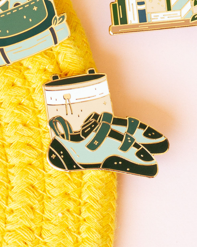 Climbing Shoes Enamel Pin
