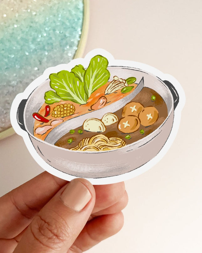 Hot Pot Matte Vinyl Sticker