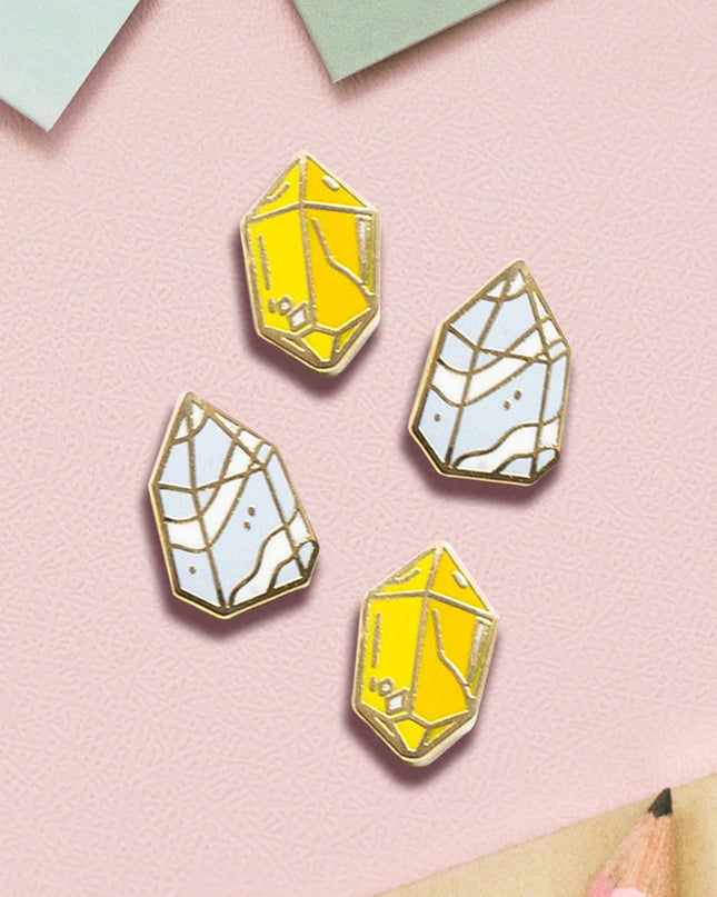 Crystal Mini Enamel Pin