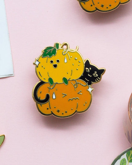 Pumpkin Enamel Pin