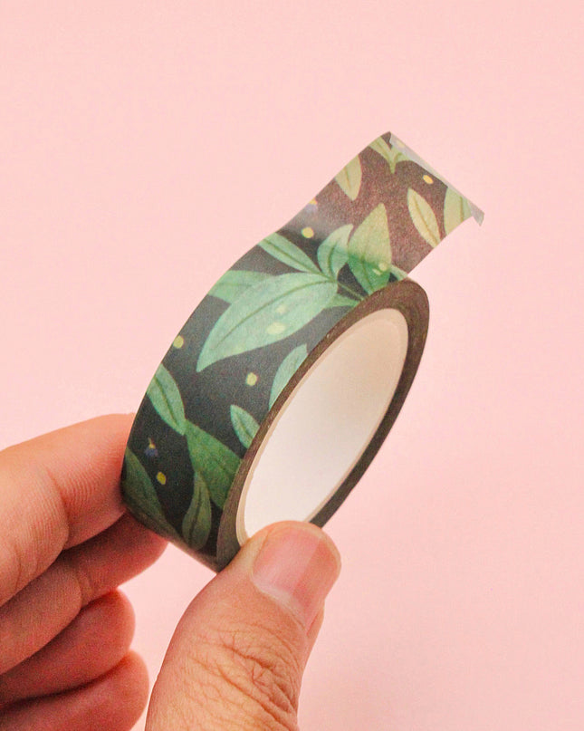 Midnight Leaves Washi Tape