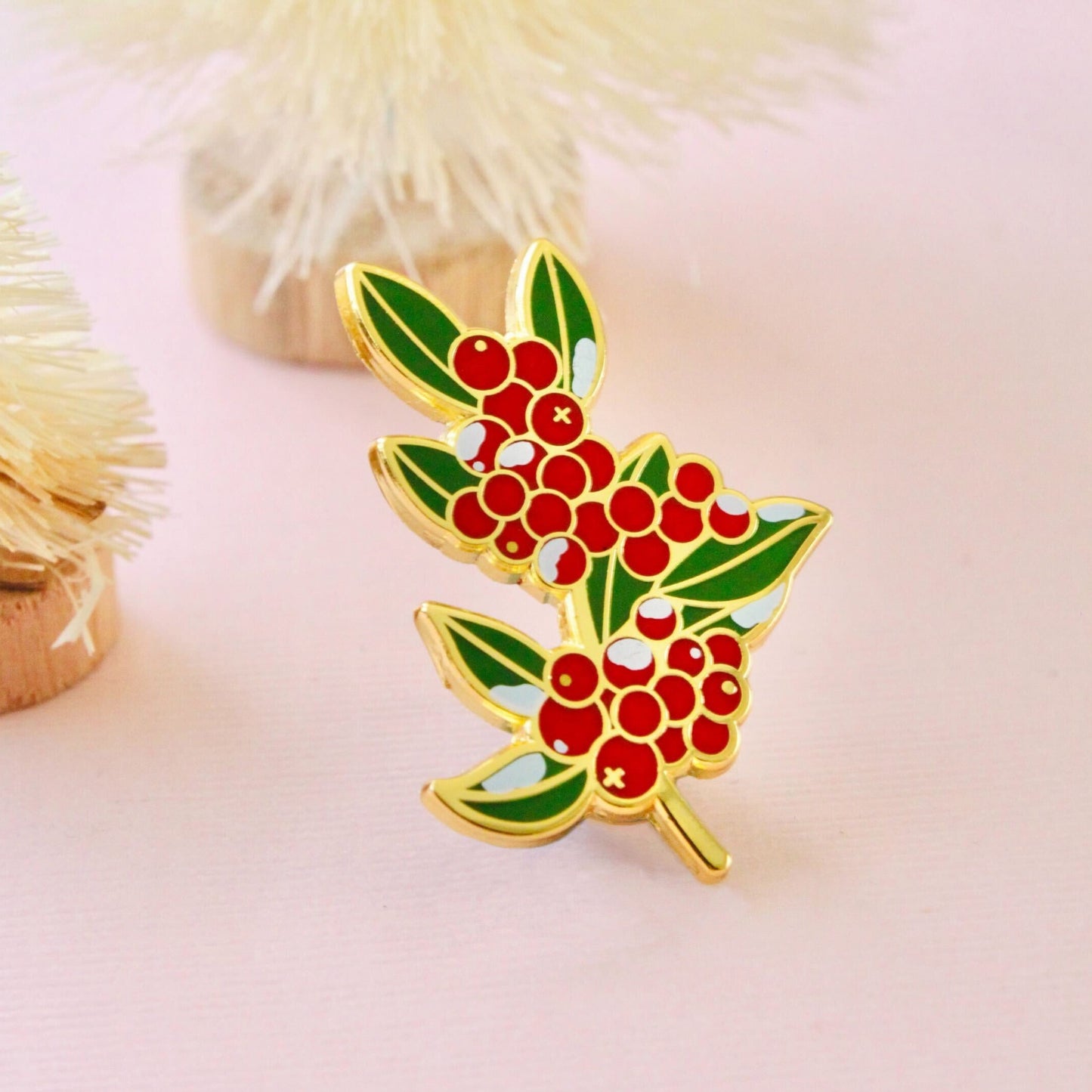 Winterberry Enamel Pin