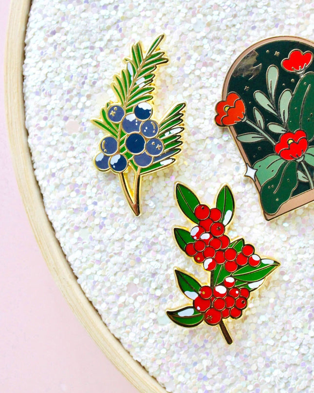 Juniper Berry Enamel Pin