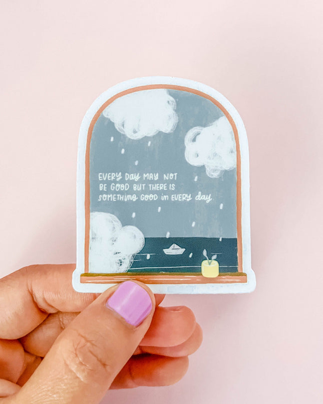 Something Good Everyday Matte Vinyl Sticker