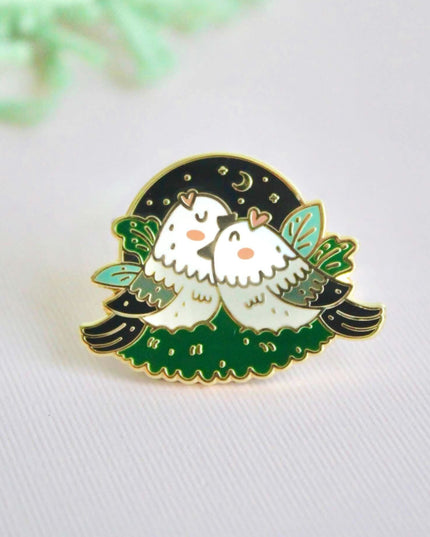 Birds of Feather Enamel Pin