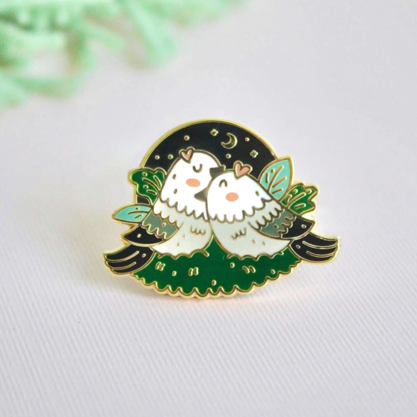 Birds of Feather Enamel Pin