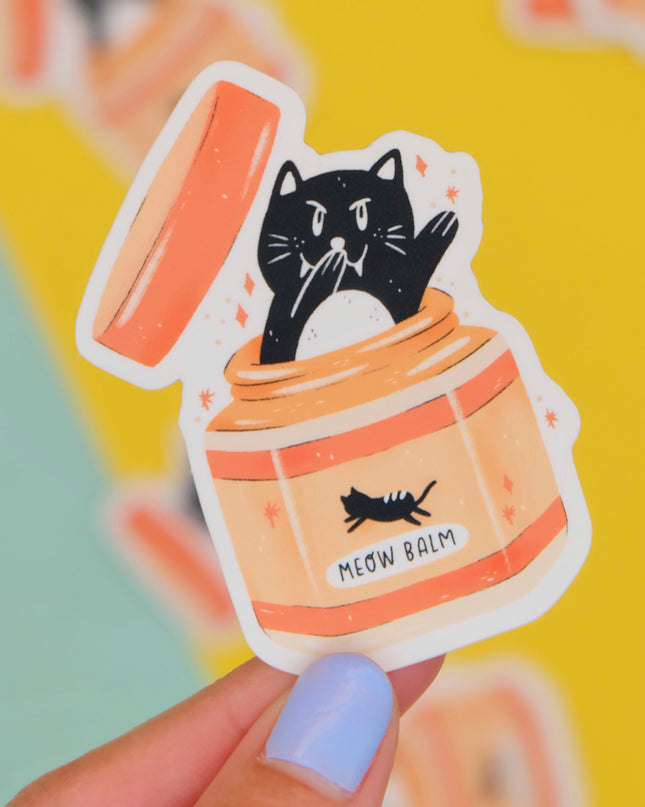 Meow Balm Sticker
