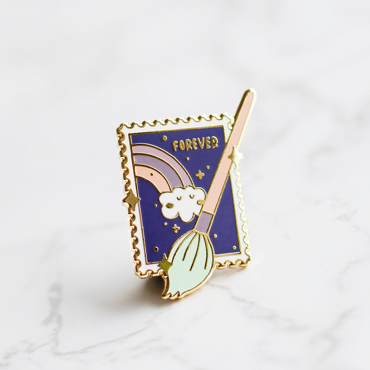 Forever Stamp Enamel Pin