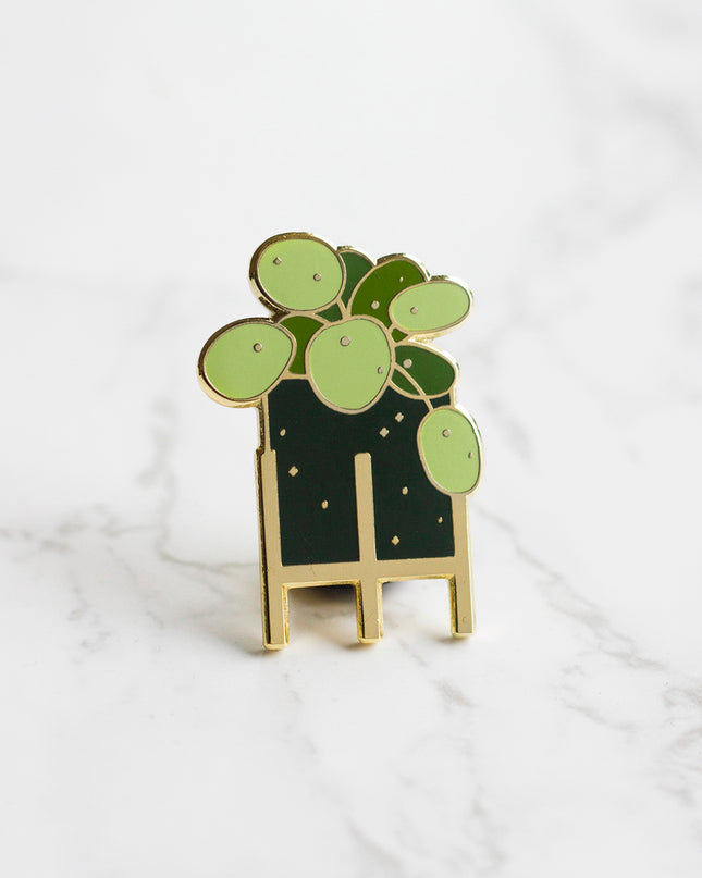 Pilea Peperomioides Enamel Pin