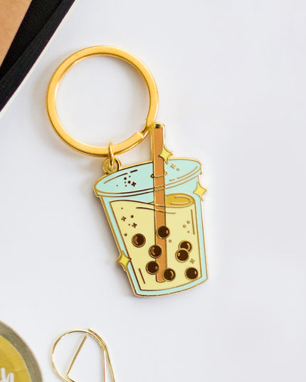 Boba Milk Tea Keychain
