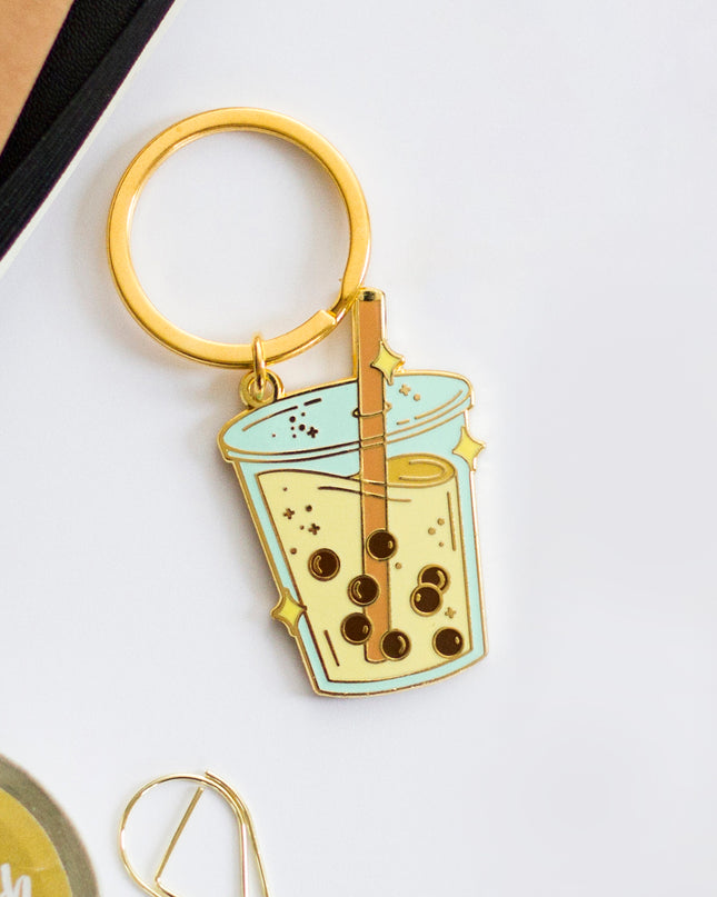 Boba Milk Tea Keychain