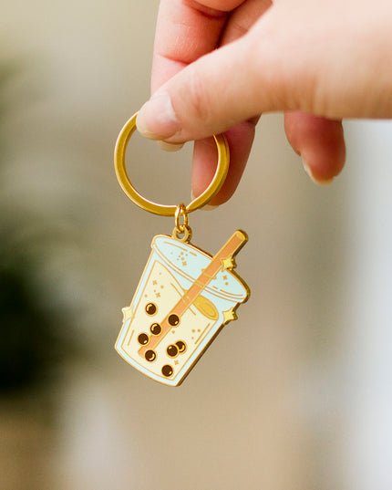 Boba Milk Tea Keychain