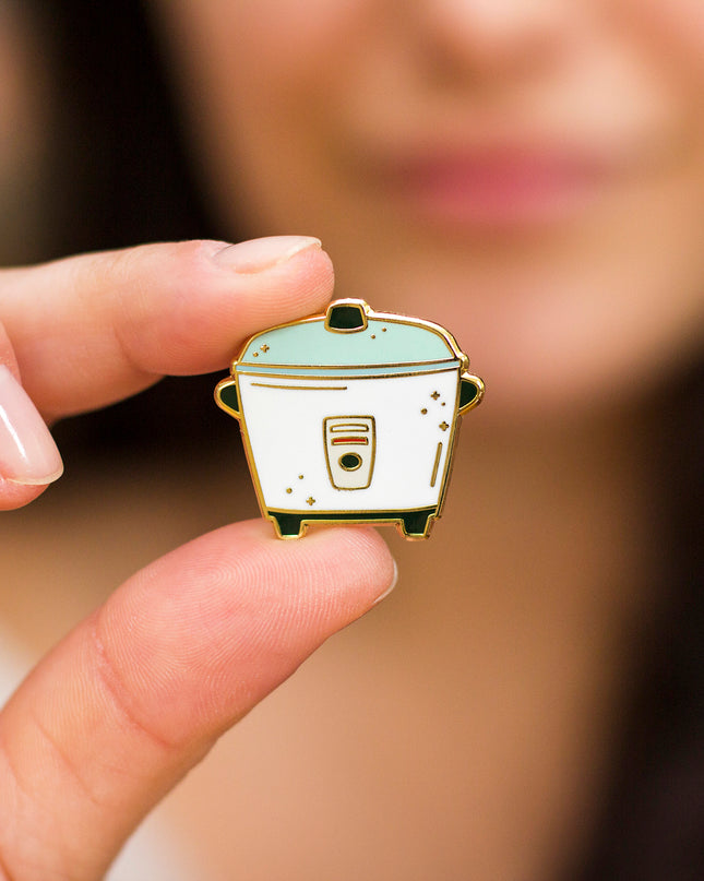 Rice Cooker Enamel Pin