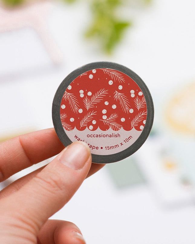 Winter Berry Washi Tape