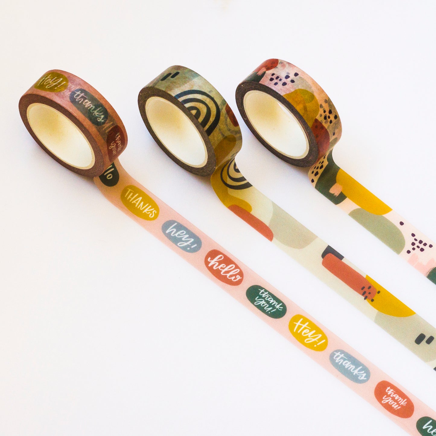 Colorful Greetings | Set of 3 Washi Tapes