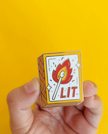 Lit Enamel Pin