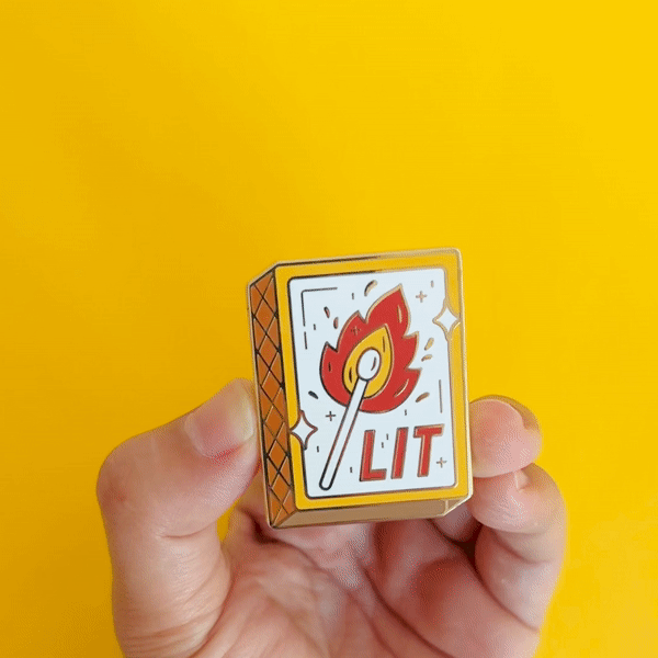 Lit Enamel Pin