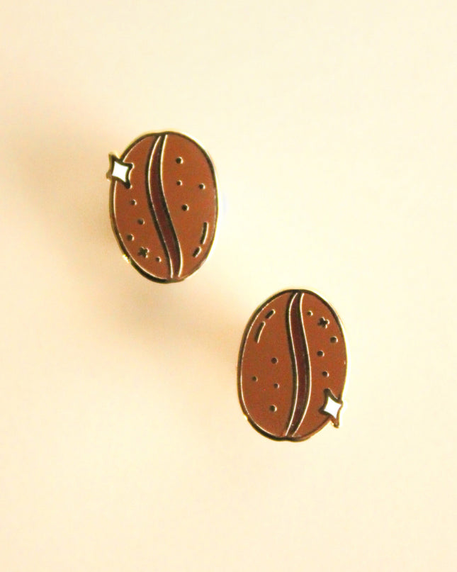 Coffee Beans Mini Enamel Pin