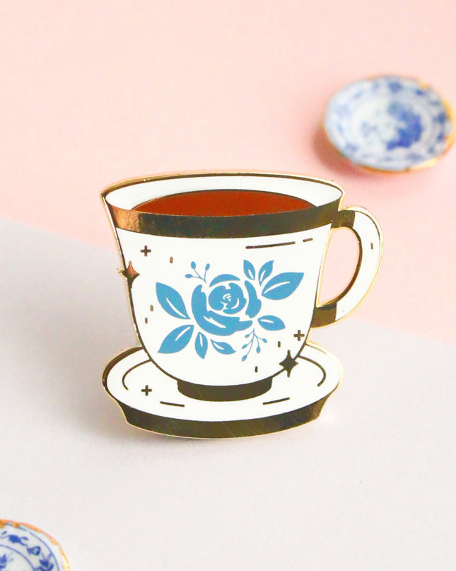 Teacup Enamel Pin
