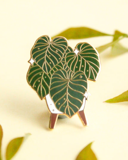 Philodendron Gloriosum Enamel Pin