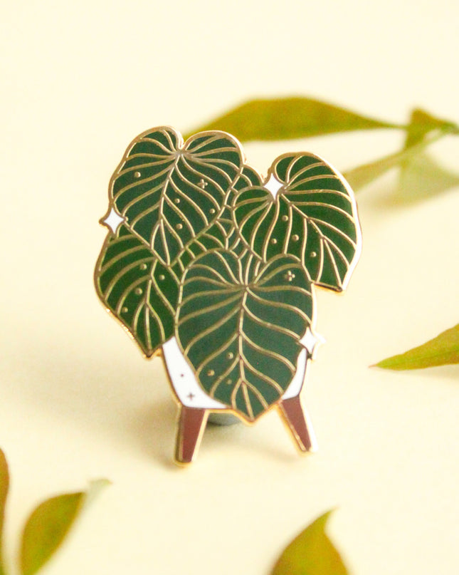 Philodendron Gloriosum Enamel Pin