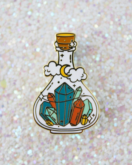 Crystal Potion Enamel Pin