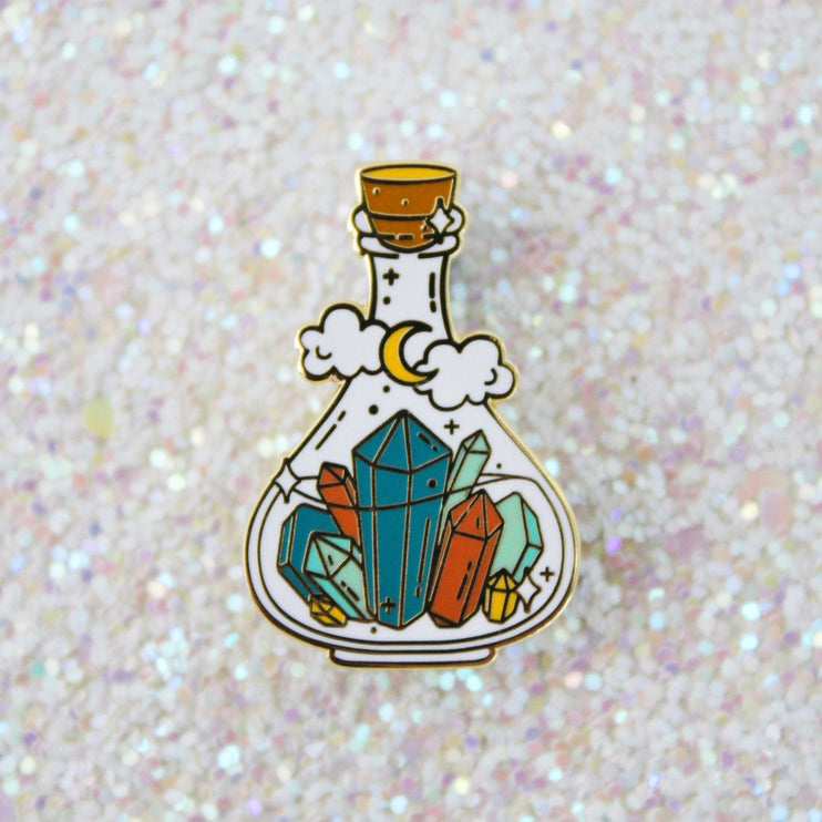Crystal Potion Enamel Pin