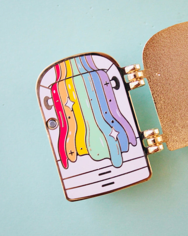 Rainbow Closet Enamel Pin