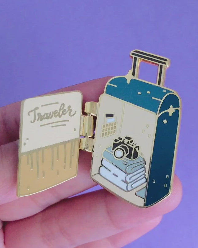 Travel Enamel Pin B GRADE