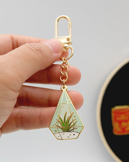 Air Plant Terrarium Keychain