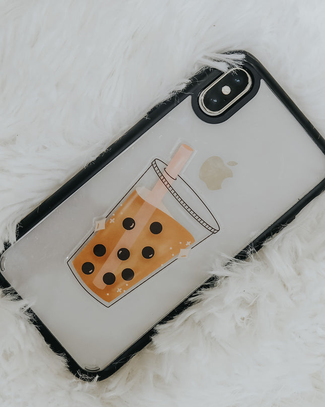 Boba Clear Sticker