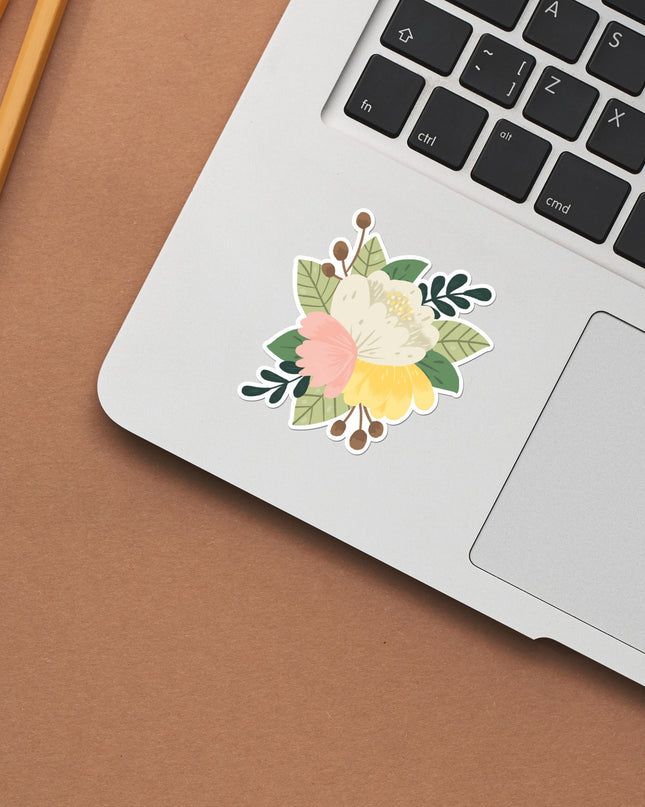 Corsage Flower Matte Vinyl Sticker