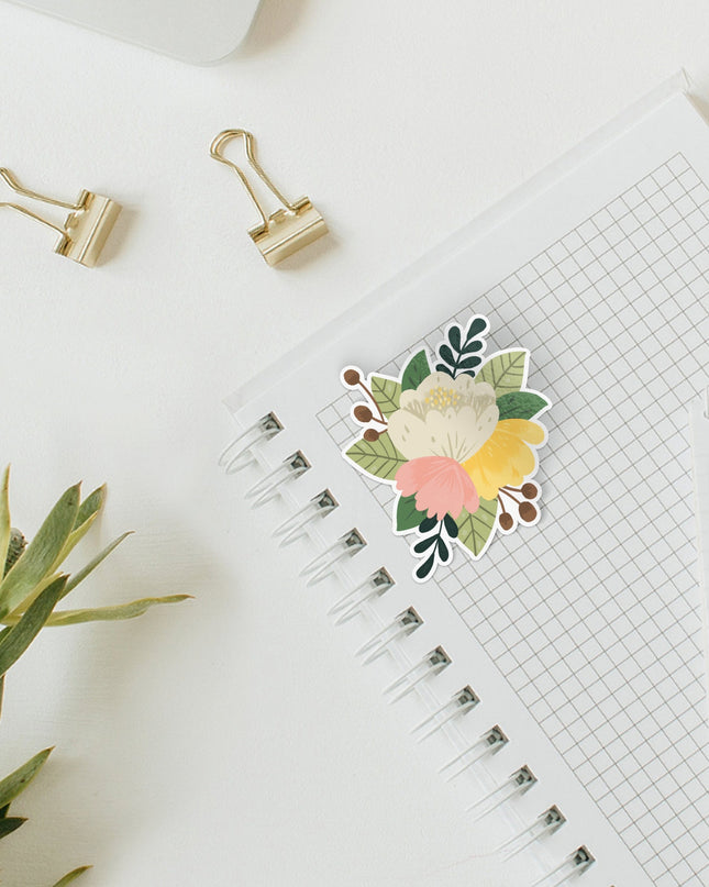 Corsage Flower Matte Vinyl Sticker