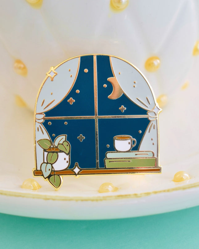 Cozy Nights Enamel Pin