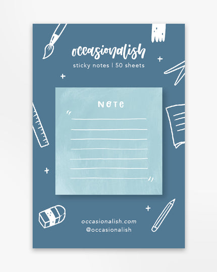 Sticky note | Simplicity: Blue