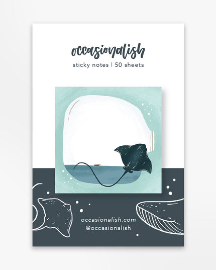 Sticky note | Sea Creature: Stingray