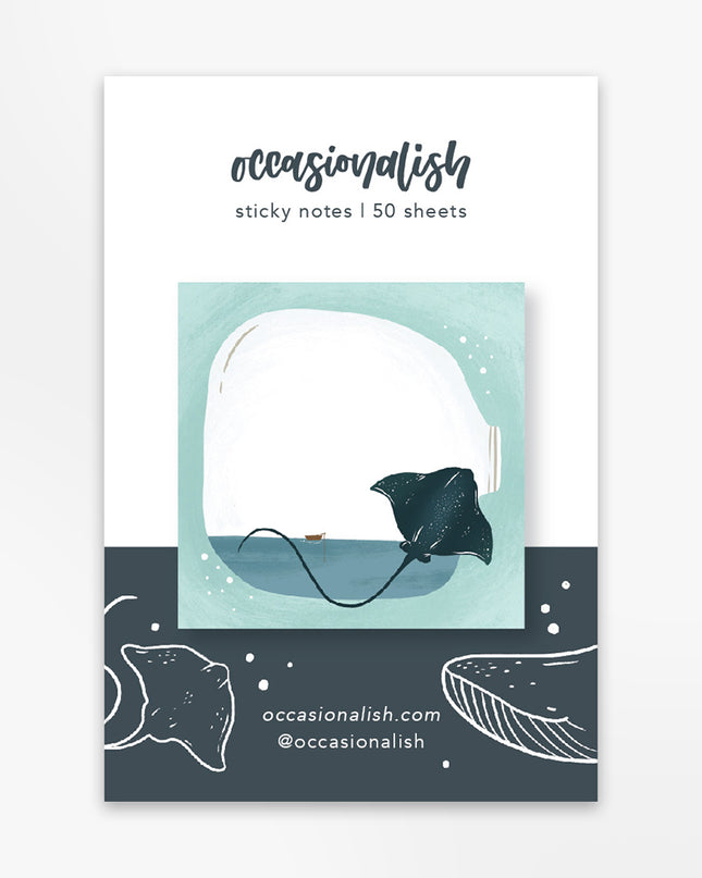 Sticky note | Sea Creature: Stingray