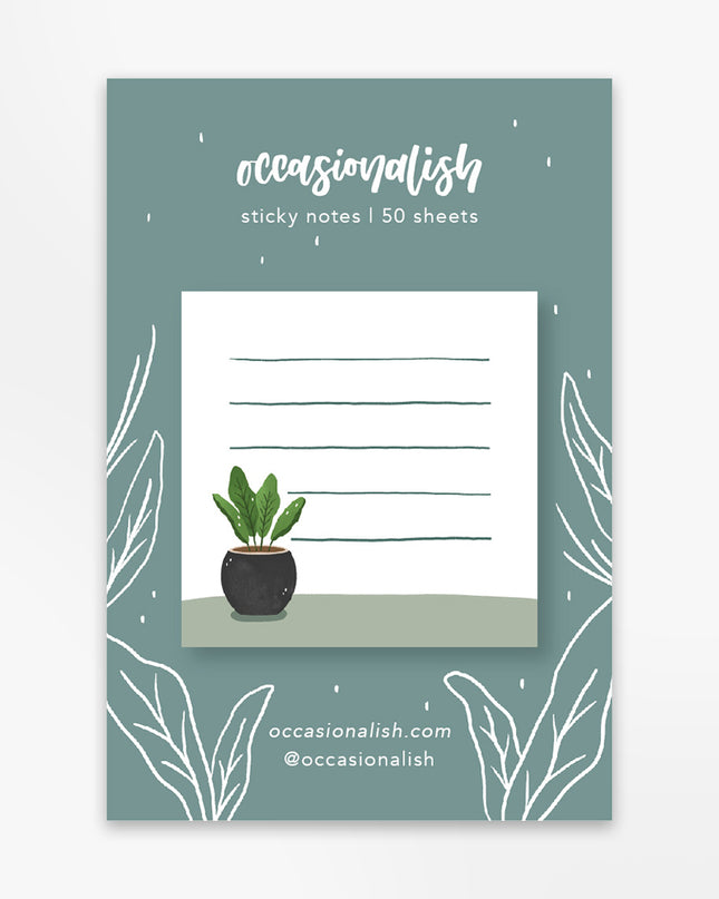 Sticky note | Tropical Plant