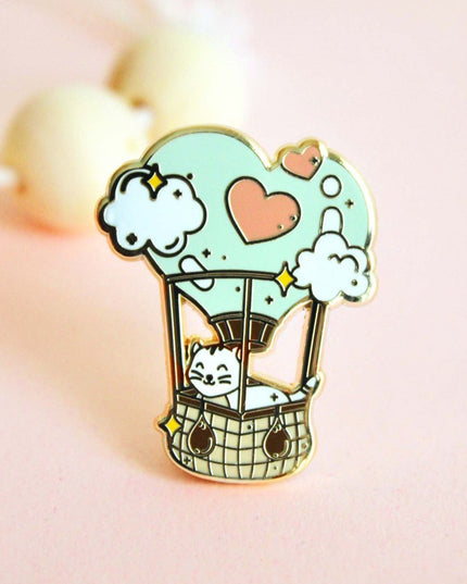 Hot Air Balloon Enamel Pin
