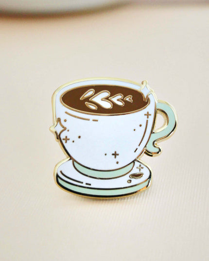 Latte of Love Enamel Pin