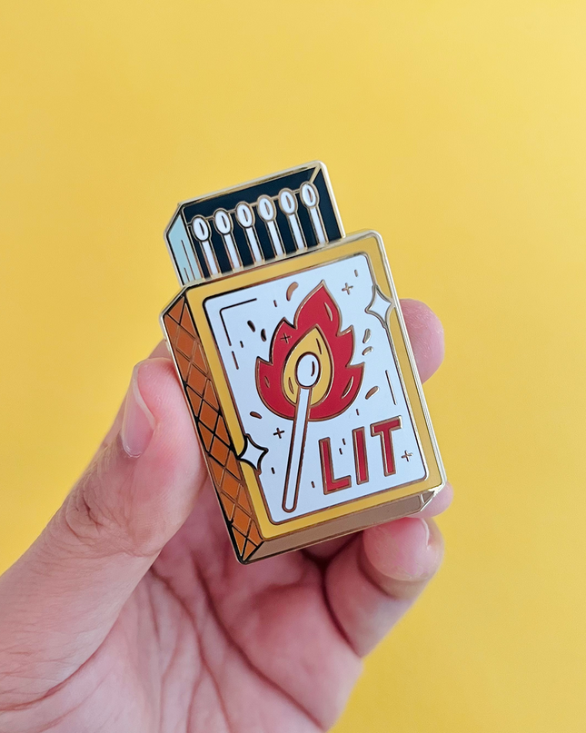 Lit Enamel Pin