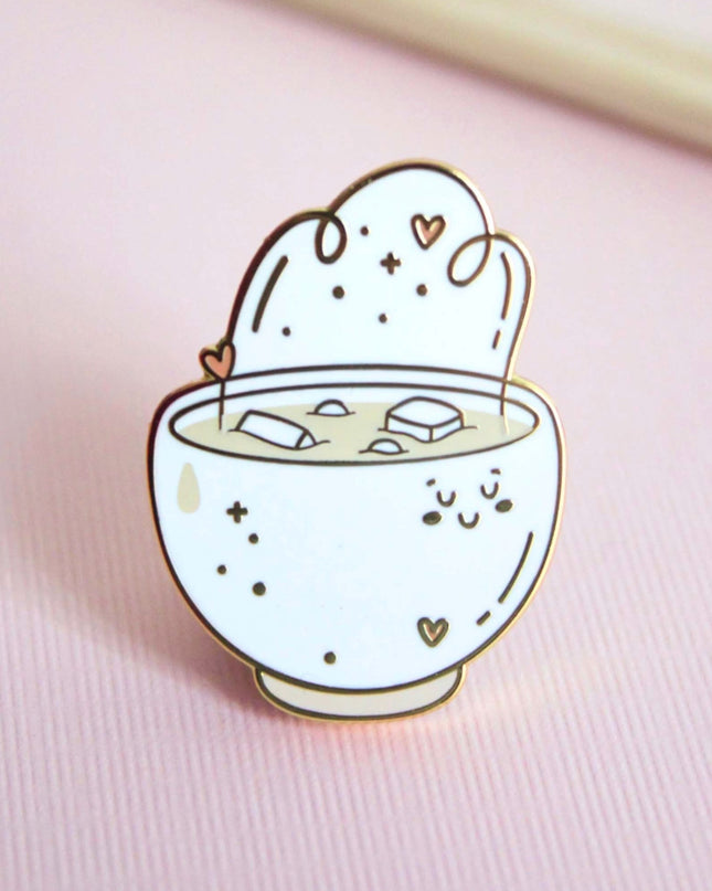Miso Soup Enamel Pin