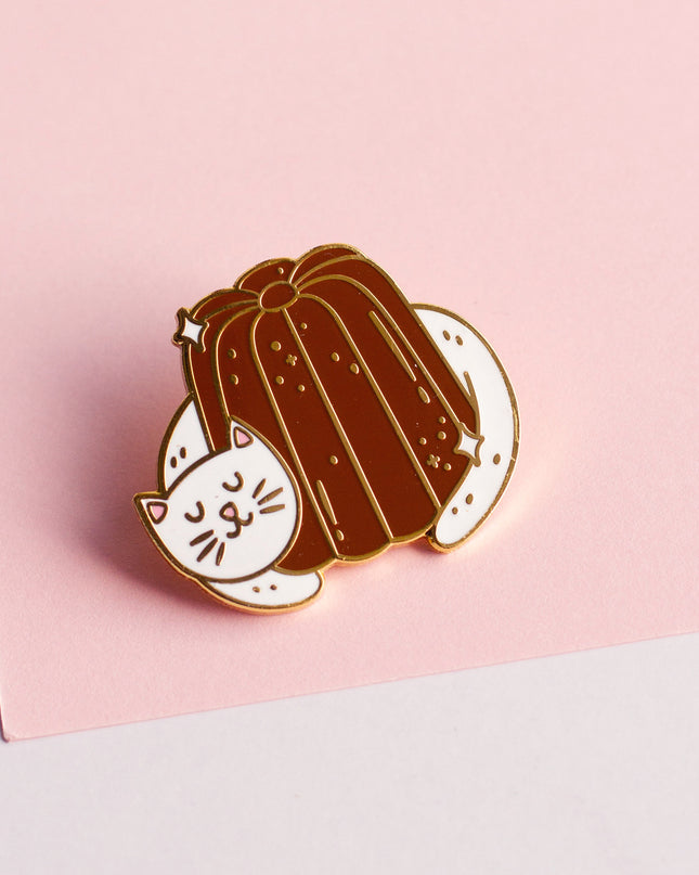 Canele Cat Enamel Pin