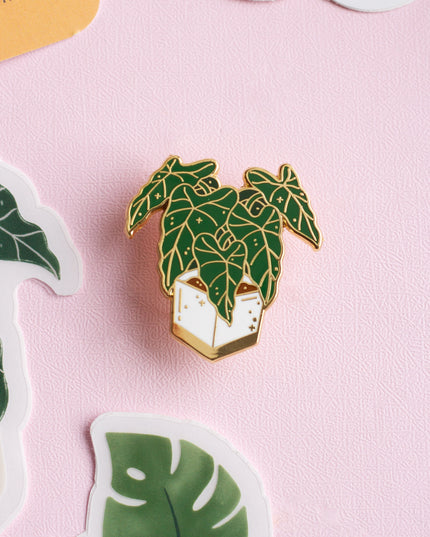Alocasia Frydek Enamel Pin