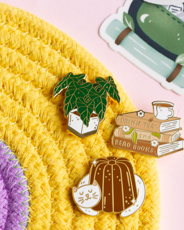 Alocasia Frydek Enamel Pin