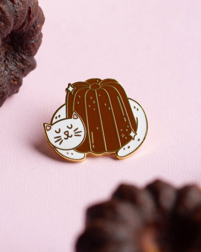 Canele Cat Enamel Pin