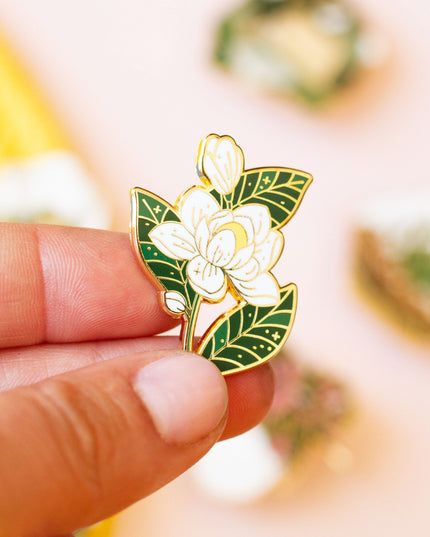 Southern Magnolia Enamel Pin