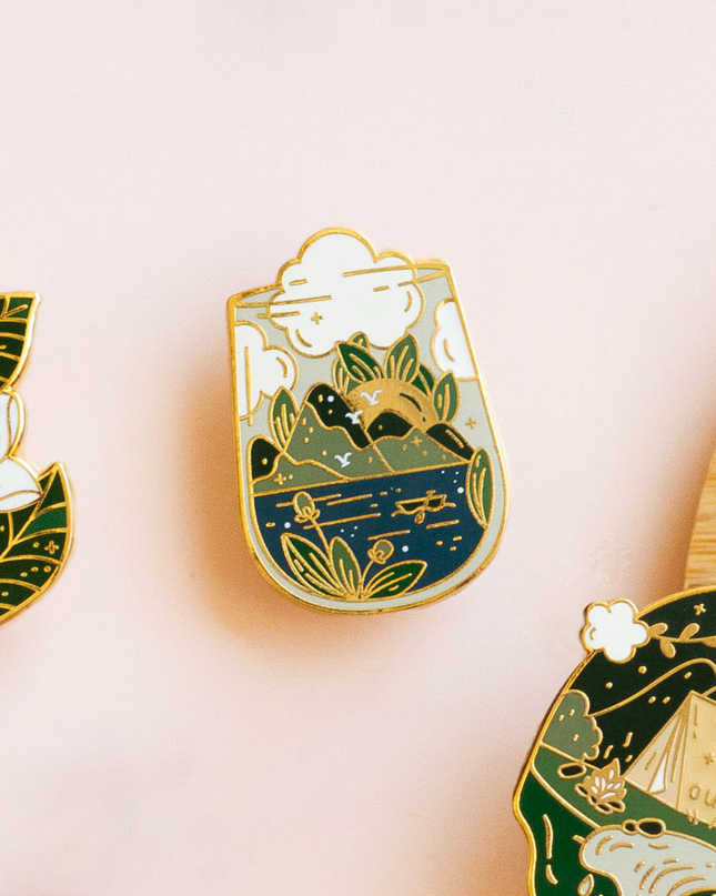 Grand River Enamel Pin