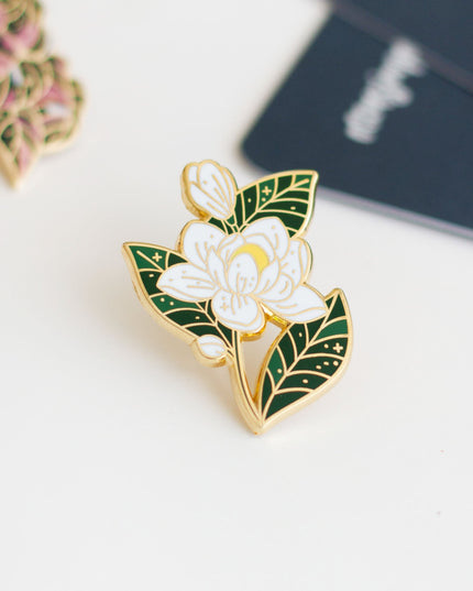 Southern Magnolia Enamel Pin